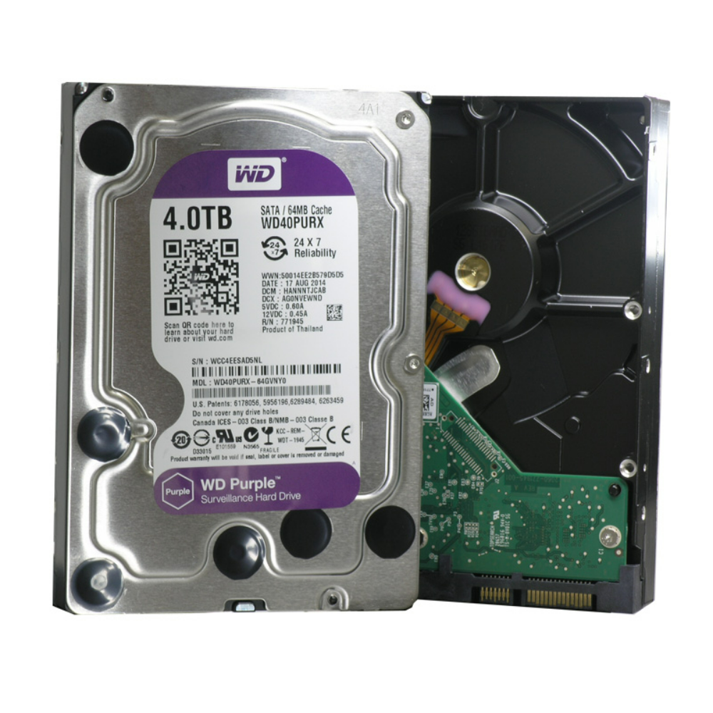 WD Purple 4TB Surveillance HDD - 3